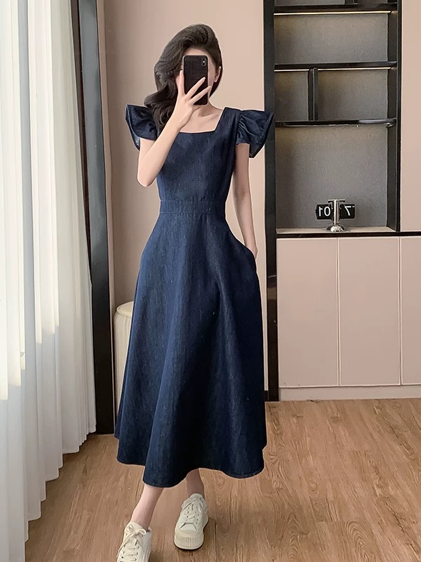 Gloria denim dress DD81 images